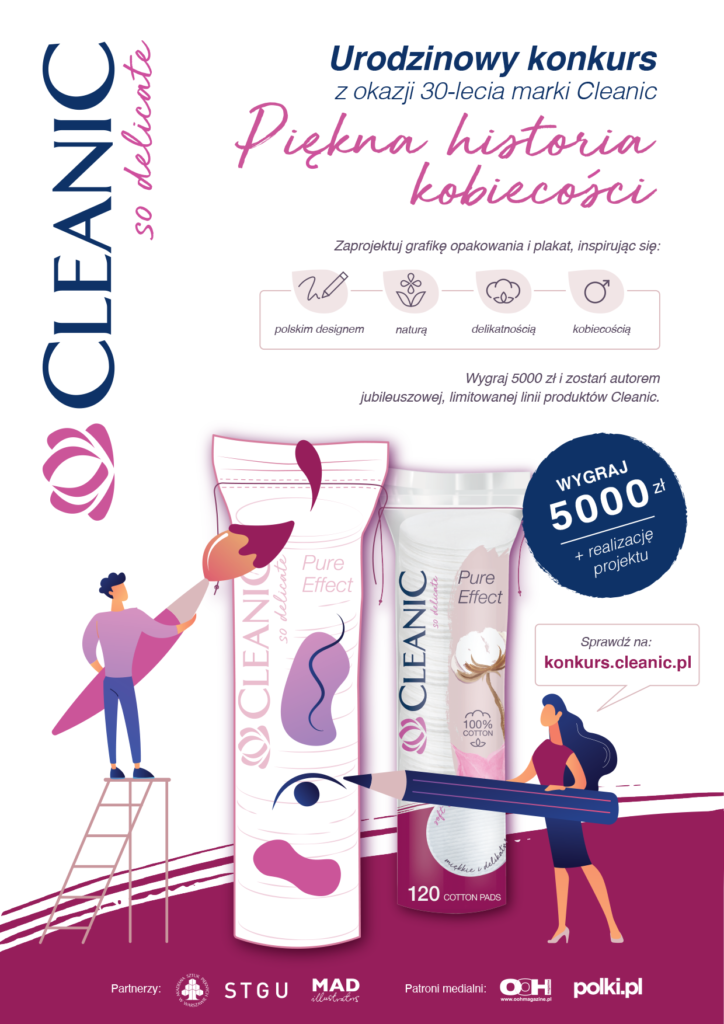 KV_konkurs_Cleanic Piękna historia kobiecości. Konkurs dla grafików, projektantów, plakacistów, ilustratorów i designerów